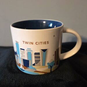 Starbucks 2015 "You Are Here" Collection Coffee Mug Twin Cities, Minnesota 3.5”